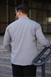 Erkek Slim Fit Çift Cepli Kot Gömlek