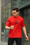 Erkek Wild Soul Baskılı Oversize Tshirt