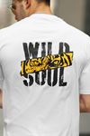 Erkek Wild Soul Baskılı Oversize Tshirt