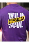Erkek Wild Soul Baskılı Oversize Tshirt