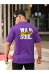Erkek Wild Soul Baskılı Oversize Tshirt