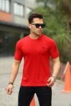 Erkek H Nakış Desenli Oversize Tshirt