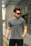 Erkek H Nakış Desenli Oversize Tshirt