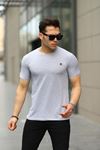 Erkek H Nakış Desenli Oversize Tshirt