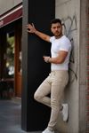 Erkek Yüksel Bel Bol Kesim Boru Paça Kot Pantolon Regular Fit Jean