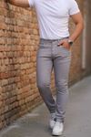 Erkek Yüksel Bel Bol Kesim Boru Paça Kot Pantolon Regular Fit Jean