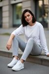 Unisex Slim Fit Çizgili Jogger - Çizgili Jogger