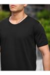 Erkek Oval Kesim Slim Fit Pis Yaka Salaş T- Shirt