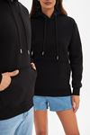Unisex Oversize Kanguru Cepli Sweatshirt