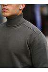 Boğazlı Cepli Üç iplik sweat
