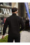 Boğazlı Cepli Üç iplik sweat