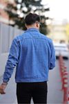 Çıtçıtlı Oversize Kot Ceket