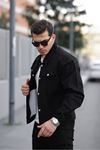 Çıtçıtlı Oversize Kot Ceket