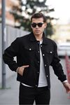 Çıtçıtlı Oversize Kot Ceket