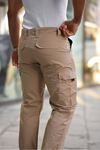 Yan Cepli Armalı Baggy Pantolon