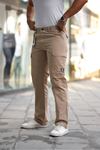Yan Cepli Armalı Baggy Pantolon