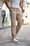 Yan Cepli Armalı Baggy Pantolon