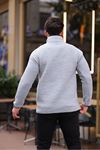 Yarım Fermuarlı Peluş Sweatshirt