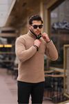 Yarım Fermuarlı Peluş Sweatshirt