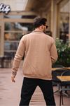 Çıtçıtlı Cepli İçi Şardonlu Sweatshirt Hırka