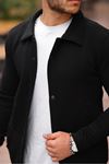 Çıtçıtlı Cepli İçi Şardonlu Sweatshirt Hırka