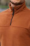 Yarım Fermuarlı Polar Sweatshirt