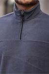 Yarım Fermuarlı Polar Sweatshirt