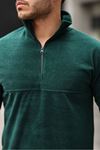 Yarım Fermuarlı Polar Sweatshirt