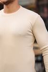 Jakarlı Mevsimlik Sweatshirt