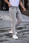 Slim Fit Likralı Erkek Kot Pantolon