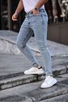 Slim Fit Likralı Erkek Kot Pantolon