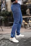 Slim Fit Likralı Erkek Kot Pantolon