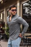 Slim Fit Çıtçıtlı Çift Cep Kot Gömlek