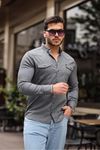 Slim Fit Çıtçıtlı Çift Cep Kot Gömlek