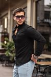 Slim Fit Çıtçıtlı Çift Cep Kot Gömlek