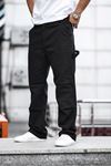 Erkek Kargo Cep Baggy Pantolon