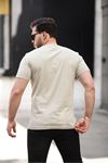 Erkek Slim Fit Baskısız T-Shirt