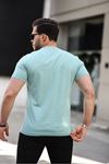 Erkek Slim Fit Baskısız T-Shirt