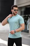 Erkek Slim Fit Baskısız T-Shirt