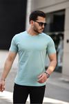 Erkek Slim Fit Baskısız T-Shirt