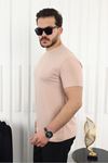 Erkek Slim Fit Baskısız T-Shirt