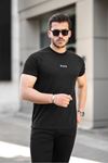 Erkek Slim Fit T-Shirt Black