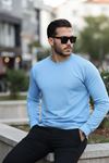 Erkek Kompakt Pamuklu Slim Fit Sweatshirt