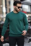 Erkek Kompakt Pamuklu Slim Fit Sweatshirt