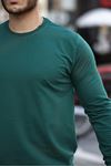 Erkek Kompakt Pamuklu Slim Fit Sweatshirt
