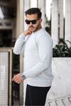 Erkek Kompakt Pamuklu Slim Fit Sweatshirt