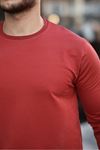 Erkek Kompakt Pamuklu Slim Fit Sweatshirt