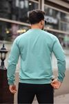 Erkek Kompakt Pamuklu Slim Fit Sweatshirt