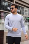 Erkek Kompakt Pamuklu Slim Fit Sweatshirt