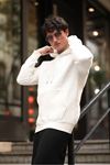 Üç İplik Şardonlu Kanguru Cep Sweatshirt